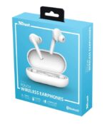Trust Nika Cuffie Bluetooth 5.0 - TWS - Comandi tattili - Autonomia fino a 16 ore - Custodia di ricarica - Colore bianco - immagine 5
