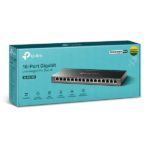 Switch TP-Link a 16 porte Gigabit - Non gestibile Pro - Plug & Play - Tecnologia verde - immagine 3