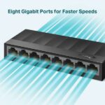 Switch desktop TP-Link - 8 porte 10/100/1000 Mbps - Tecnologia verde - Controllo del flusso - Plug & Play - immagine 3