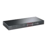 Switch PoE TP-Link a 16 porte 10/100 Mbps + 2 porte Gigabit - immagine 2