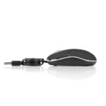 NGS Sin Raton USB 1000dpi - Cavo retrattile - 3 pulsanti - Utilizzo ambidestro - Colore nero - immagine 2