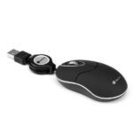 NGS Sin Raton USB 1000dpi - Cavo retrattile - 3 pulsanti - Utilizzo ambidestro - Colore nero - immagine 3