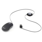 NGS Sin Raton USB 1000dpi - Cavo retrattile - 3 pulsanti - Utilizzo ambidestro - Colore nero - immagine 4