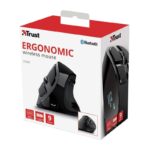 Trust Voxx Mouse ergonomico wireless ricaricabile 2400 dpi - 8 pulsanti - Display LED - Per destrimani - Colore nero - immagine 5