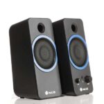 NGS GSX-200 Altoparlanti USB 2.0 20 W - Supergraves - Connessione Jack 3,5 mm - Controlli sull'altoparlante - Colore nero/blu - immagine 3