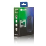 NGS Flame Mouse USB 1000 dpi - 3 pulsanti - Utilizzo ambidestro - Colore blu - immagine 4