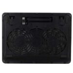 6" - Illuminazione LED blu - 1x USB - 2 ventole silenziose - 2 livelli di altezza
