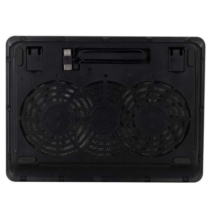 6" - Illuminazione LED blu - 1x USB - 2 ventole silenziose - 2 livelli di altezza