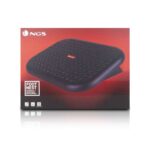 NGS Footnest Poggiapiedi ergonomico e regolabile in altezza - Inclinazione da 0º a 15º - Ampia superficie di appoggio - Antiscivolo - Colore nero - immagine 5