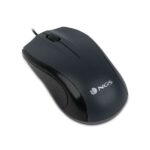 NGS Mist Mouse USB 1000 dpi - 3 pulsanti - Utilizzo ambidestro - Colore nero