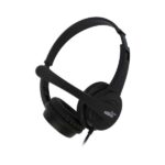 NGS Vox505 Cuffie USB con microfono - Microfono pieghevole - Cuscinetti imbottiti - Archetto regolabile - Controllo sul cavo - Cavo da 1,80 m - Colore nero - immagine 4