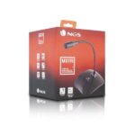 NGS MS115 Microfono da tavolo omnidirezionale - Regolabile - Pulsante Mute - Cavo da 1,50 m - Jack da 3,5 mm - Colore nero - immagine 5