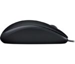 Logitech B110 Silent Mouse USB 1000 dpi - 3 pulsanti - Silenzioso - Ambidestro - Cavo da 1,80 m - Colore nero - immagine 3