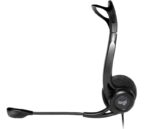Logitech 960 Cuffie con microfono USB - Microfono pieghevole e flessibile - Comandi sul cavo - Cavo da 2,40 m - Colore nero - immagine 3