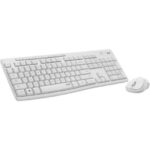 Logitech MK295 Pack Wireless Tastiera + Mouse 1000 dpi 3 pulsanti - Tasti e pulsanti silenziosi - Utilizzo ambidestro - Colore bianco - immagine 2