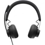 Logitech Zone Wired MS Teams Cuffie con microfono pieghevole USB-C - Archetto regolabile - Cuscinetti imbottiti - Comandi sul cavo - Cavo intrecciato da 1,90 m - Colore nero - immagine 3