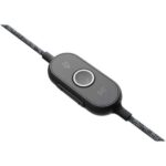 Logitech Zone Wired MS Teams Cuffie con microfono pieghevole USB-C - Archetto regolabile - Cuscinetti imbottiti - Comandi sul cavo - Cavo intrecciato da 1,90 m - Colore nero - immagine 4