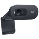 Logitech C505 Webcam HD 720p USB - Microfono a lungo raggio - Campo visivo diagonale di 60° - Messa a fuoco fissa - Cavo da 2 m - Colore nero - immagine 3
