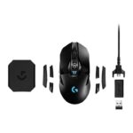Logitech G903 Lightspeed Mouse wireless USB 16000 dpi - 10 pulsanti programmabili - Illuminazione RGB - Sensore Hero - Tecnologia Lightspeed - Peso regolabile - Utilizzo ambidestro - Colore nero - immagine 5