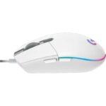 Logitech G203 Lightsync Mouse USB 8000 dpi - 5 pulsanti programmabili - Illuminazione RGB Lightsync - Per destrimani - Cavo da 2,10 m - Colore bianco - immagine 4
