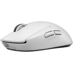 Logitech Pro X Superlight Mouse wireless USB 25400 dpi - 4 pulsanti - Ricaricabile - Super leggero - Tecnologia Lightspeed - Per destrimani - Colore bianco - immagine 3