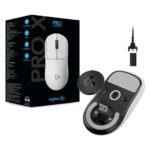 Logitech Pro X Superlight Mouse wireless USB 25400 dpi - 4 pulsanti - Ricaricabile - Super leggero - Tecnologia Lightspeed - Per destrimani - Colore bianco - immagine 5