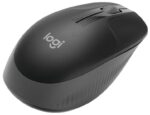 Logitech M190 Full Size Mouse wireless USB 1000 dpi - 3 pulsanti - Grande formato - Ambidestro - Colore nero/grigio scuro - immagine 2