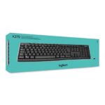 Logitech K270 Tastiera wireless USB - Resistente agli schizzi - Tasti di accesso rapido - Colore nero - immagine 5