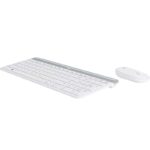 Logitech MK470 Slim Pack Wireless USB Tastiera 12 tasti FN + Mouse 1000 dpi 3 pulsanti - Ultrasottili - Silenziosi - Ambidestri - Colore bianco - immagine 3