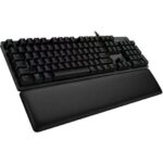 Logitech G513 Tastiera meccanica da gioco USB - Tasti meccanici GX Brown - Illuminazione RGB Lightsync - Superfici in metallo - Poggiapollici in schiuma - Cavo da 30 cm - Colore nero - immagine 2
