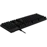 Logitech G513 Tastiera meccanica da gioco USB - Tasti meccanici GX Brown - Illuminazione RGB Lightsync - Superfici in metallo - Poggiapollici in schiuma - Cavo da 30 cm - Colore nero - immagine 4