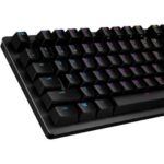 Logitech G512 Tastiera meccanica da gioco USB - Tasti meccanici GX Brown - Illuminazione RGB Lightsync - Superfici in metallo - Cavo da 1,80 cm - Colore nero - immagine 3