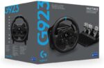 Logitech G923 Trueforce Set volante e pedali da corsa compatibile con PS4, PS5 e PC - LED indicatori RPM - Rotazione 900º - Effetto Force Feedback con Trueforce - Freno progressivo - Volante in alluminio, pelle e acciaio - Pedali regolabili - immagine 5