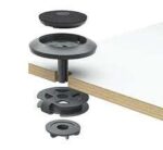 Logitech Supporto base per microfono Rally - Tavoli con spessore compreso tra 20 e 50 mm - Adatto per soffitti - Colore grigio scuro - immagine 2
