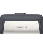 Sandisk Ultra Dual Memoria USB-C e USB-A 32 GB - Fino a 150 MB/s in lettura - Design metallico - Colore acciaio/nero (pendrive) - immagine 3