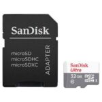 Scheda Micro SDHC Sandisk Ultra da 32 GB UHS-I U1 Classe 10 100 MB/s + Adattatore SD - immagine 2
