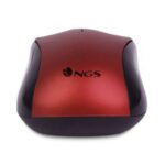 NGS Crew Mouse USB 1200dpi - 3 pulsanti - Utilizzo ambidestro - Cavo da 1,30 m - Colore rosso/nero - immagine 4