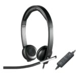 Logitech H650E Cuffie con microfono USB - Microfono pieghevole - Cuscinetti imbottiti - Comandi sul cavo - Colore nero - immagine 2