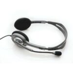 Logitech H111 Cuffie stereo con microfono - Microfono girevole - Archetto regolabile - Jack da 3,5 mm - Cavo da 1,80 m - Colore grigio - immagine 4