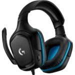 Logitech G432 Cuffie da gioco USB DTS 7.1 con microfono - Microfono pieghevole - Archetto regolabile - Cuscinetti imbottiti - Altoparlanti da 50 mm - Cavo da 2 m - Colore nero/blu - immagine 2