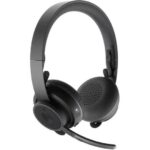 Logitech Zone Wireless MS Teams Cuffie Bluetooth con microfono - Autonomia fino a 16 ore - Archetto regolabile - Cuscinetti imbottiti - Comandi sulle cuffie - Pieghevoli - Colore nero - immagine 2