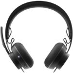 Logitech Zone Wireless MS Teams Cuffie Bluetooth con microfono - Autonomia fino a 16 ore - Archetto regolabile - Cuscinetti imbottiti - Comandi sulle cuffie - Pieghevoli - Colore nero - immagine 3