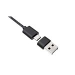 Logitech Zone Wired Cuffie con microfono pieghevole USB-C - Adattatore USB-A - Archetto regolabile - Cuscinetti imbottiti - Comandi sul cavo - Cavo intrecciato da 1,90 m - Colore nero - immagine 4