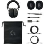 Logitech G Pro X Cuffie da gioco 7.1 con microfono - Microfono flessibile - Archetto regolabile - Cuscinetti imbottiti - Altoparlanti da 50 mm - Cavo da 2 m - Colore nero - immagine 4