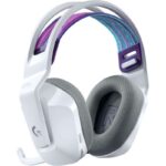 Logitech G733 Cuffie da gioco wireless DTS 7.1 con microfono - Tecnologia Lightspeed - Illuminazione RGB - Autonomia fino a 29 ore - Microfono rimovibile - Cuscinetti imbottiti - Controlli sulle cuffie - Colore bianco - immagine 2