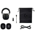 Logitech G Pro X Cuffie da gioco wireless DTS 7.1 con microfono - Tecnologia Lightspeed - Microfono flessibile - Archetto regolabile - Cuscinetti imbottiti - Altoparlanti da 50 mm - Colore nero - immagine 4