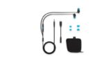 Logitech G333 Cuffie da gioco con microfono - Adattatore USB-C - Multipiattaforma - Altoparlanti dinamici - Jack da 3,5 mm - Colore nero/blu - immagine 4