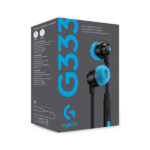 Logitech G333 Cuffie da gioco con microfono - Adattatore USB-C - Multipiattaforma - Altoparlanti dinamici - Jack da 3,5 mm - Colore nero/blu - immagine 5
