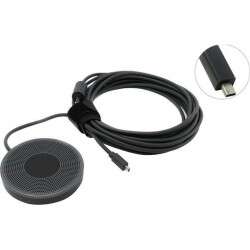 Logitech MeetUp Microfono di espansione - Cavo da 6 m - Colore nero