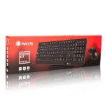 NGS Cocoa Pack USB Tastiera multimediale + Mouse 1000 dpi 3 pulsanti - Ambidestro - Francese - Colore nero - immagine 5